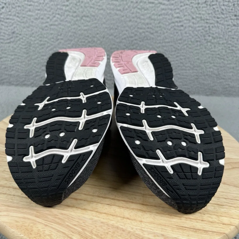 Brooks Womens Transmit 3 Womens 9.5 B Medium Black Running Shoes 1203501B077 - Picture 8 of 12